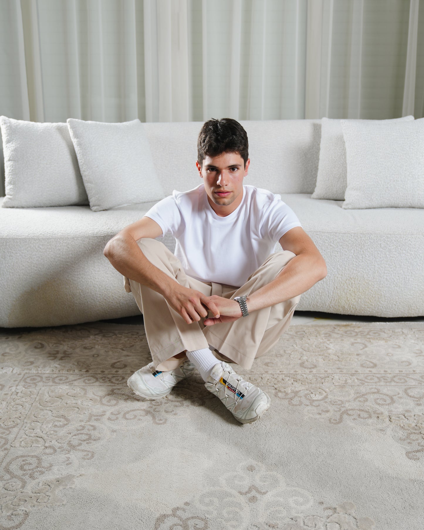 Pleated trouser