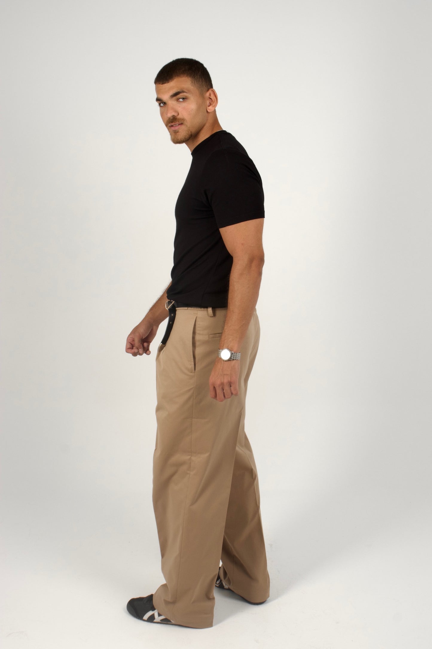 PLEATED PANTS