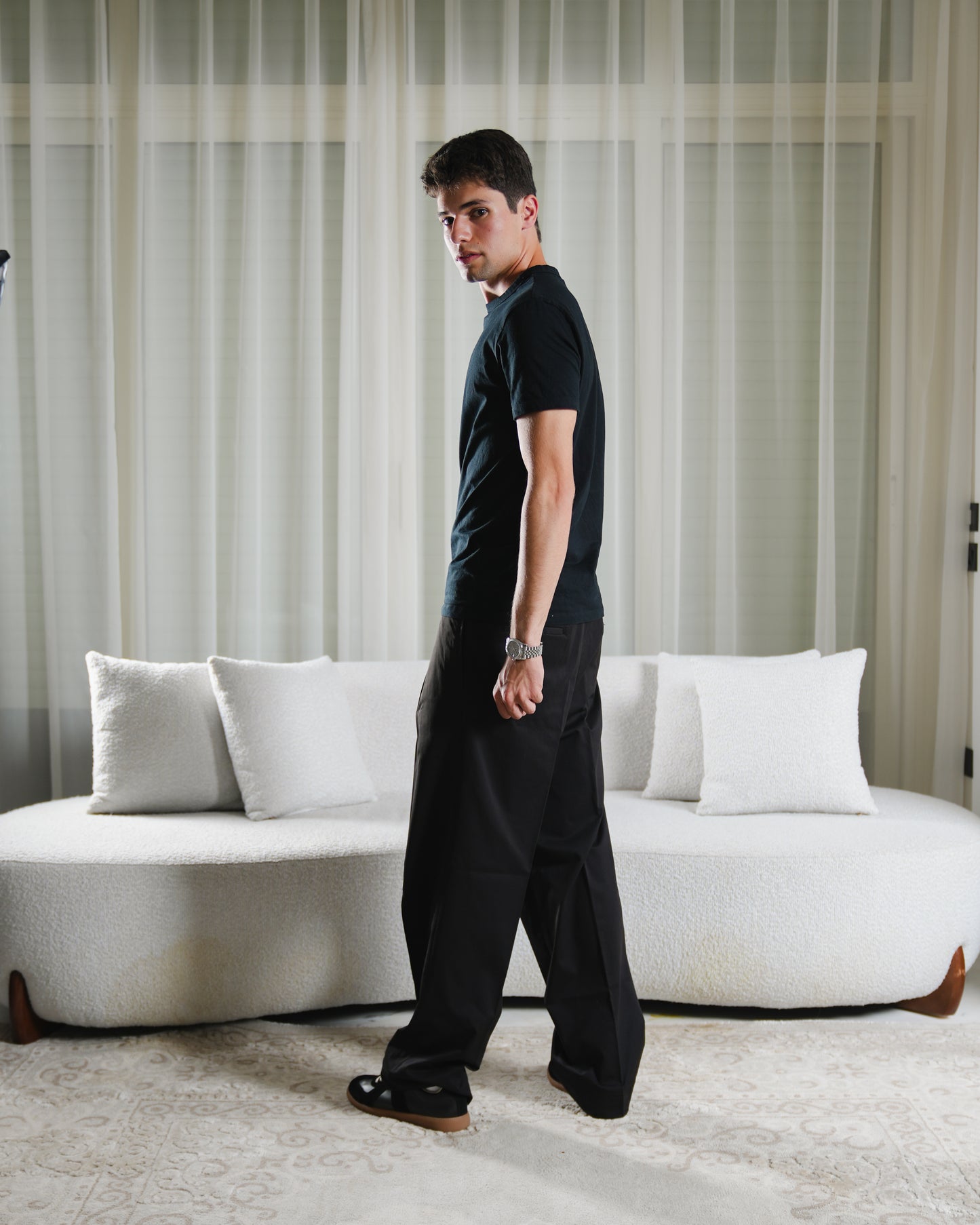 PLEATED PANTS