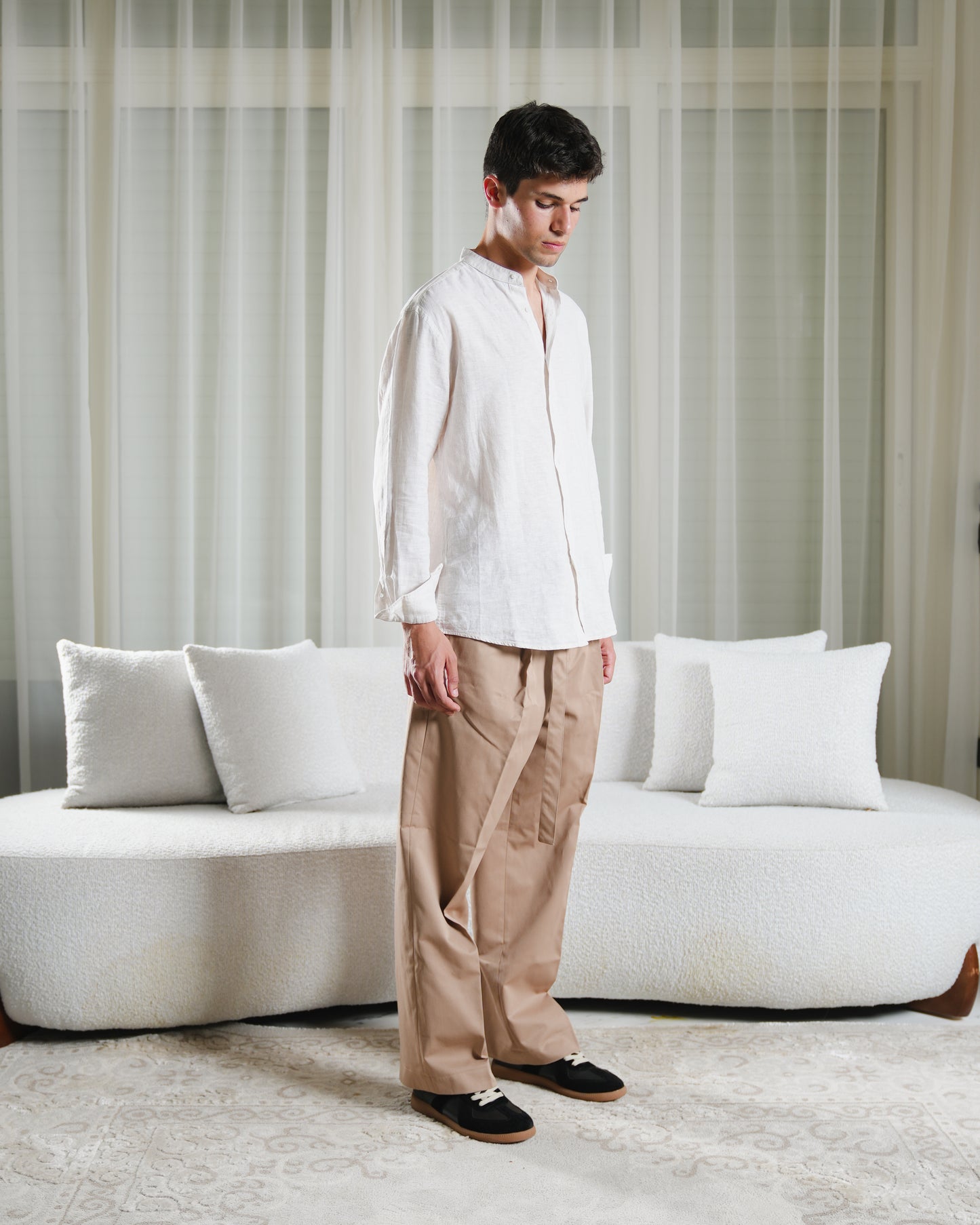 Pleated trouser