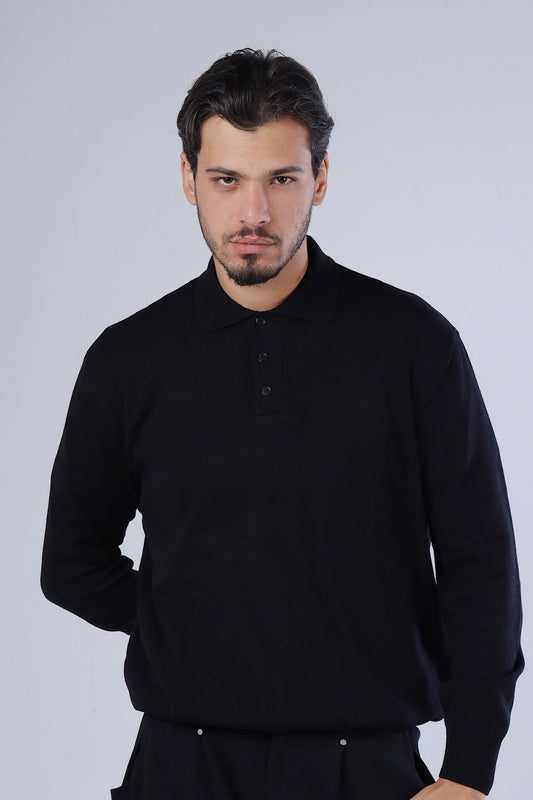 WOOL POLO SHIRT
