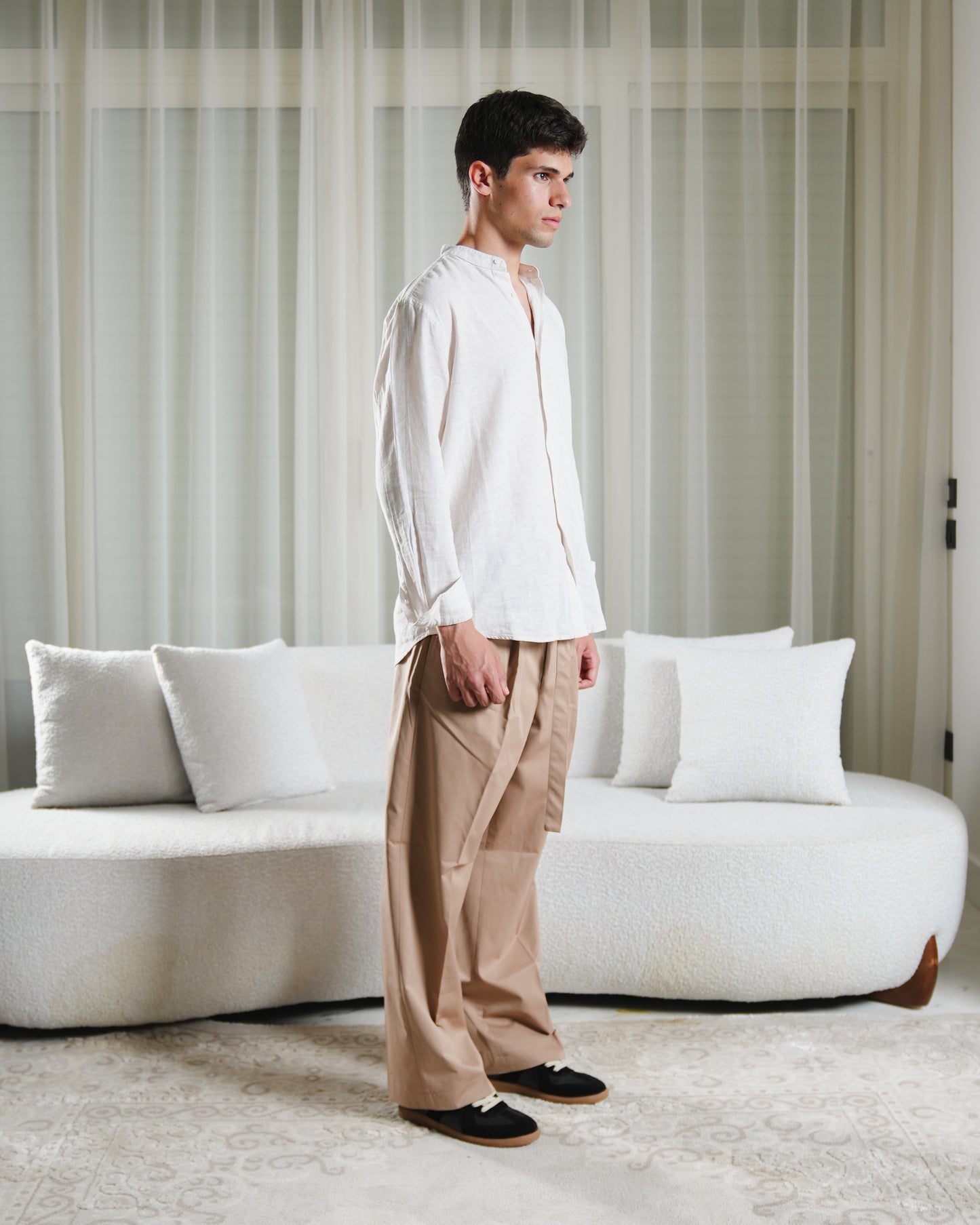 Pleated trouser