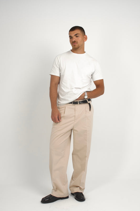 REGULAR FIT WHITE TEE